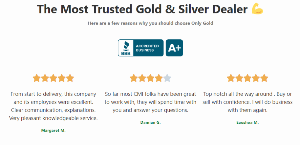 only gold review