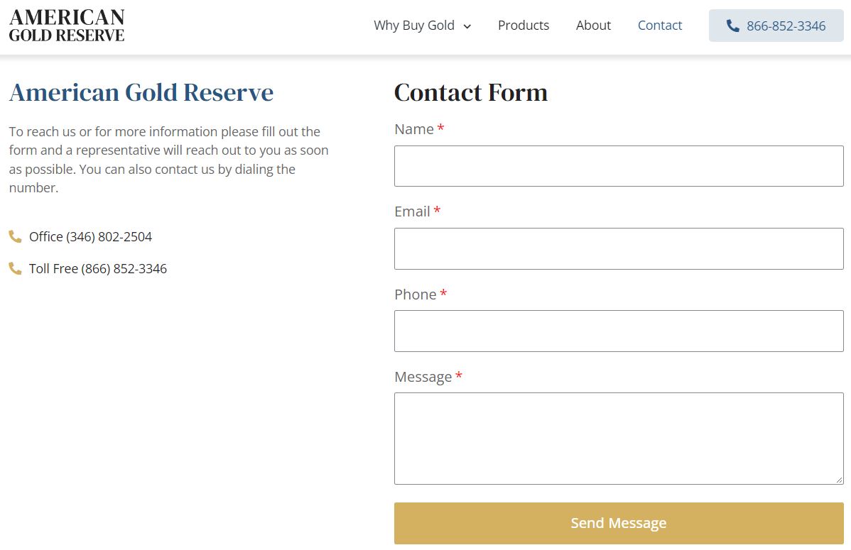 American Gold Reserve LLC contact details