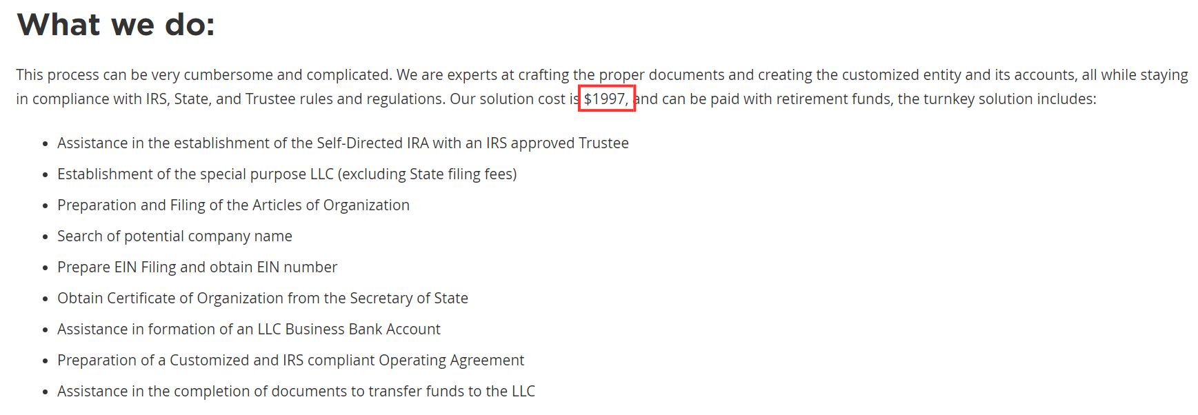 Perpetual Assets Review LLC IRA information Perpetual Assets Review LLC IRA information