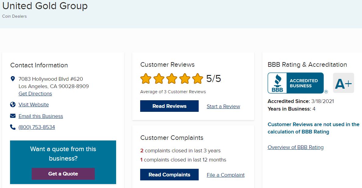Is United Gold Group A Scam BBB Is United Gold Group A Scam BBB