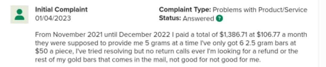 Complaint 2