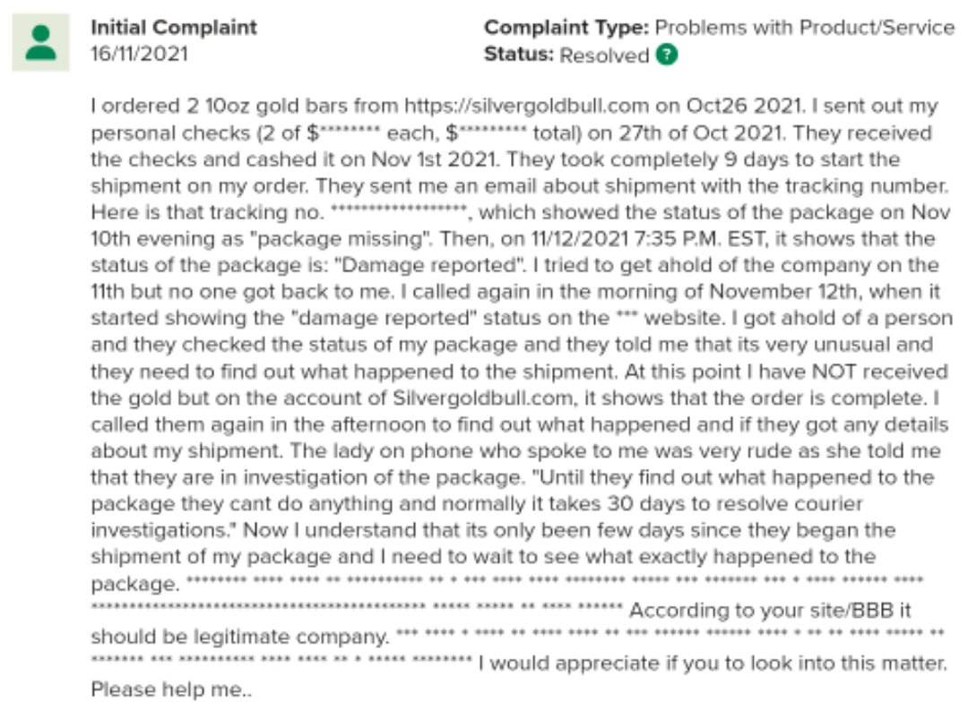 Complaint 2 Complaint 2