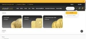 SchiffGold Review website home page