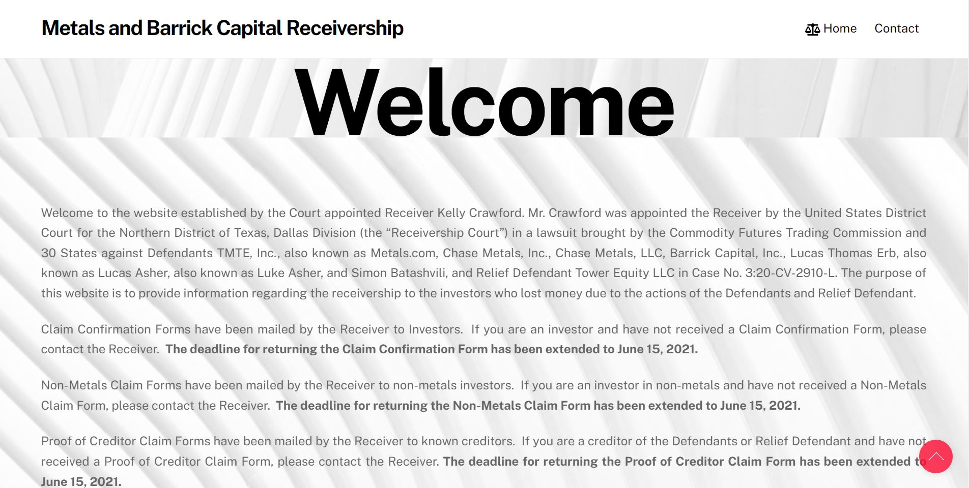 Metals.com Review receivership