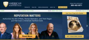 American Hartford Gold Group Review Website