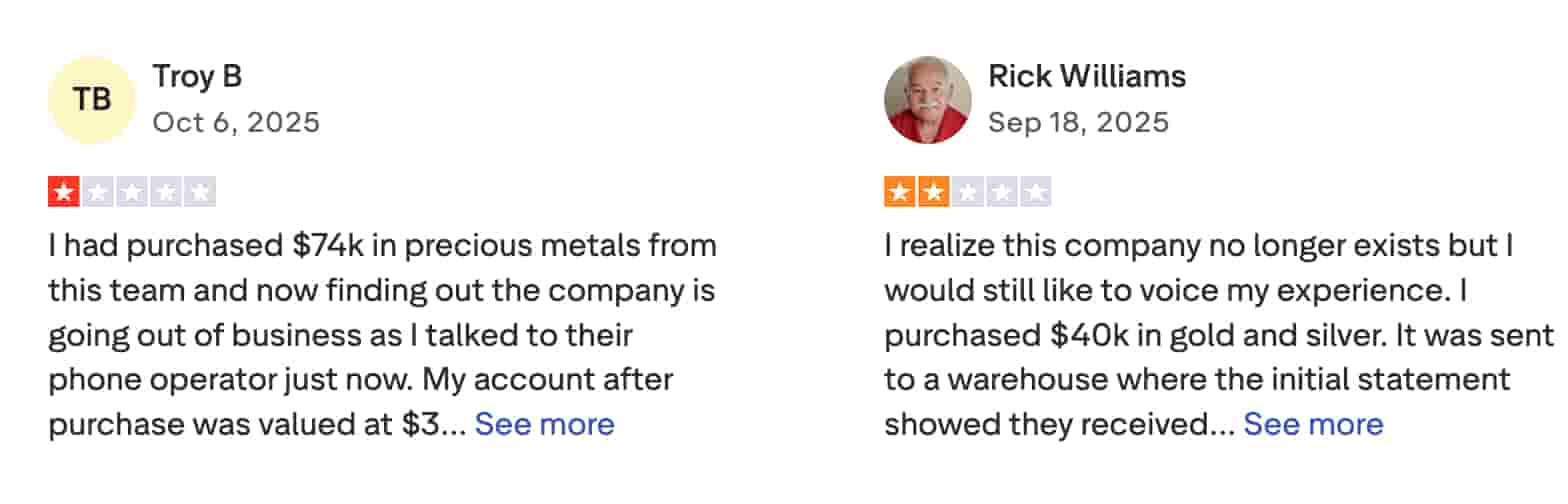 gold alliance negative reviews