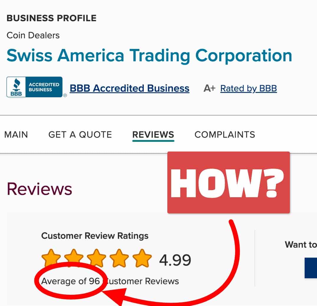 Swiss America BBB reviews